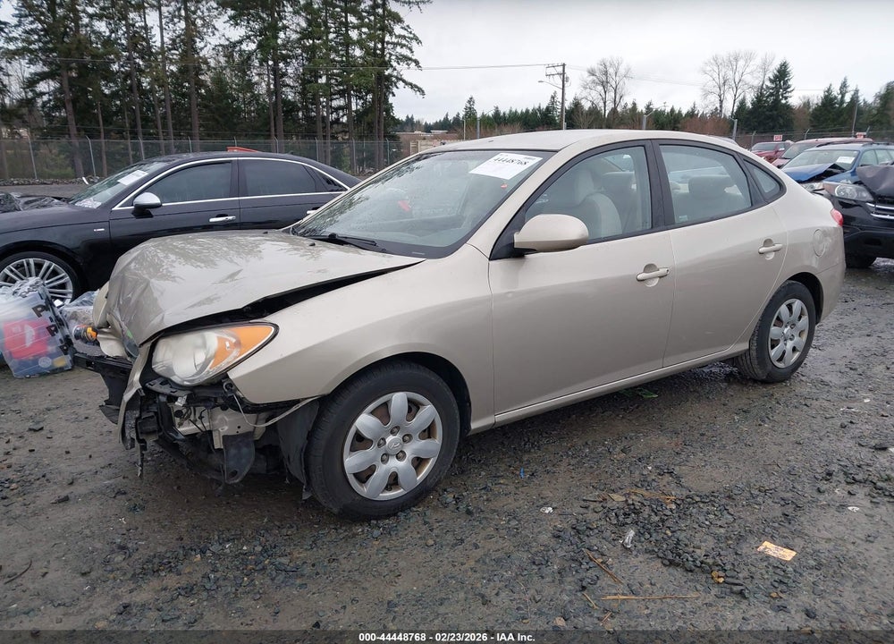 2008 HYUNDAI ELANTRA GLS/SE VIN: KMHDU46D88U539442
