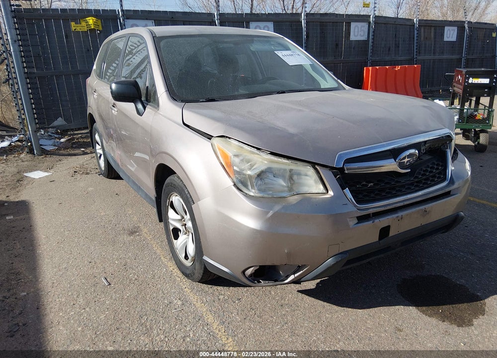 2014 SUBARU FORESTER 2.5I VIN: JF2SJAAC4EH451446