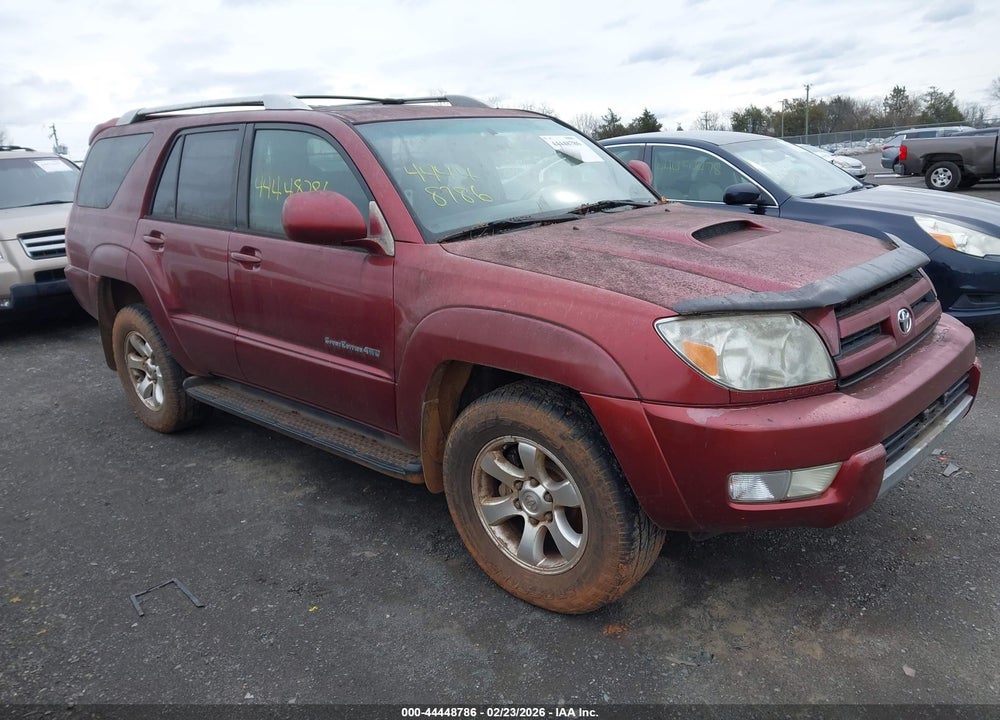 2005 TOYOTA 4RUNNER SR5 SPORT V6 VIN: JTEBU14R958043302