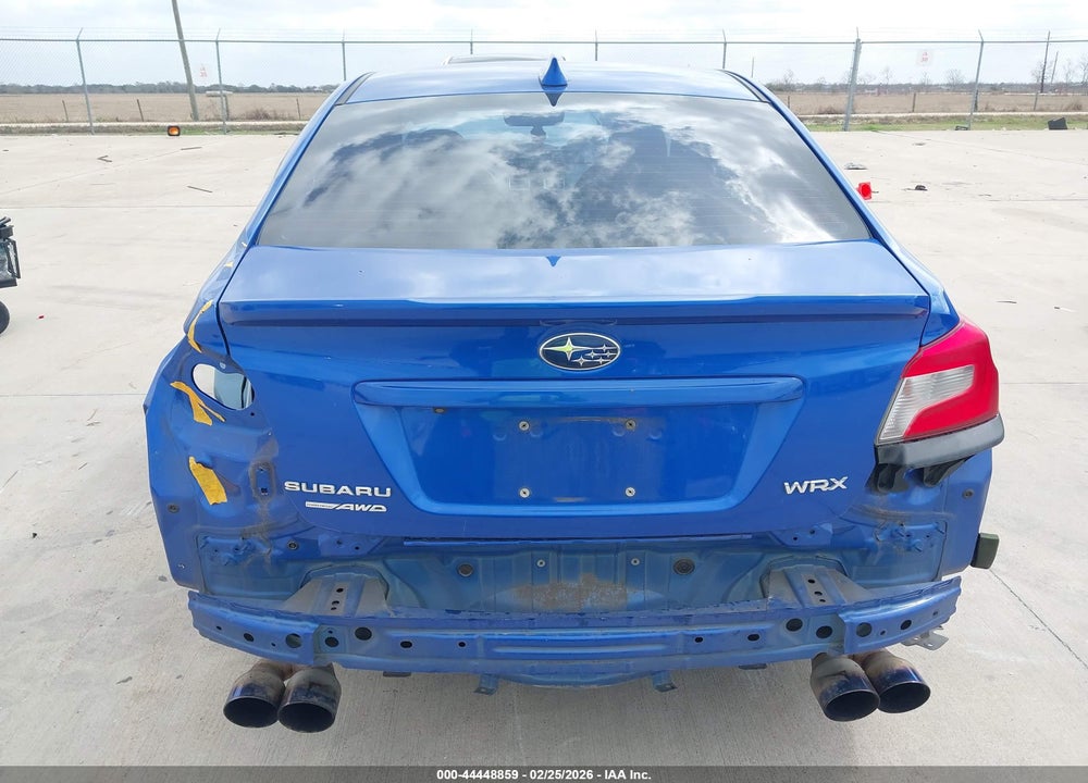 2017 SUBARU WRX PREMIUM VIN: JF1VA1E69H8836060