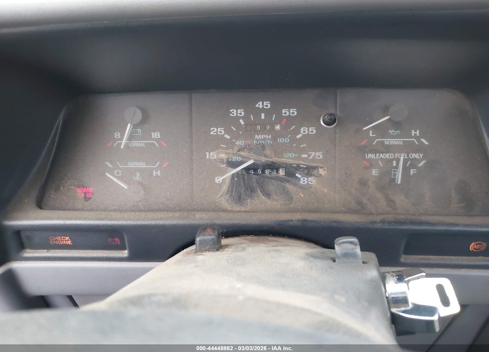 1993 FORD RANGER VIN: 1FTCR10A1PUA32721