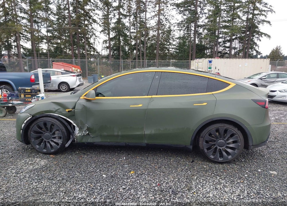 2021 TESLA MODEL Y LONG RANGE DUAL MOTOR ALL-WHEEL DRIVE VIN: 5YJYGAEE5MF217169