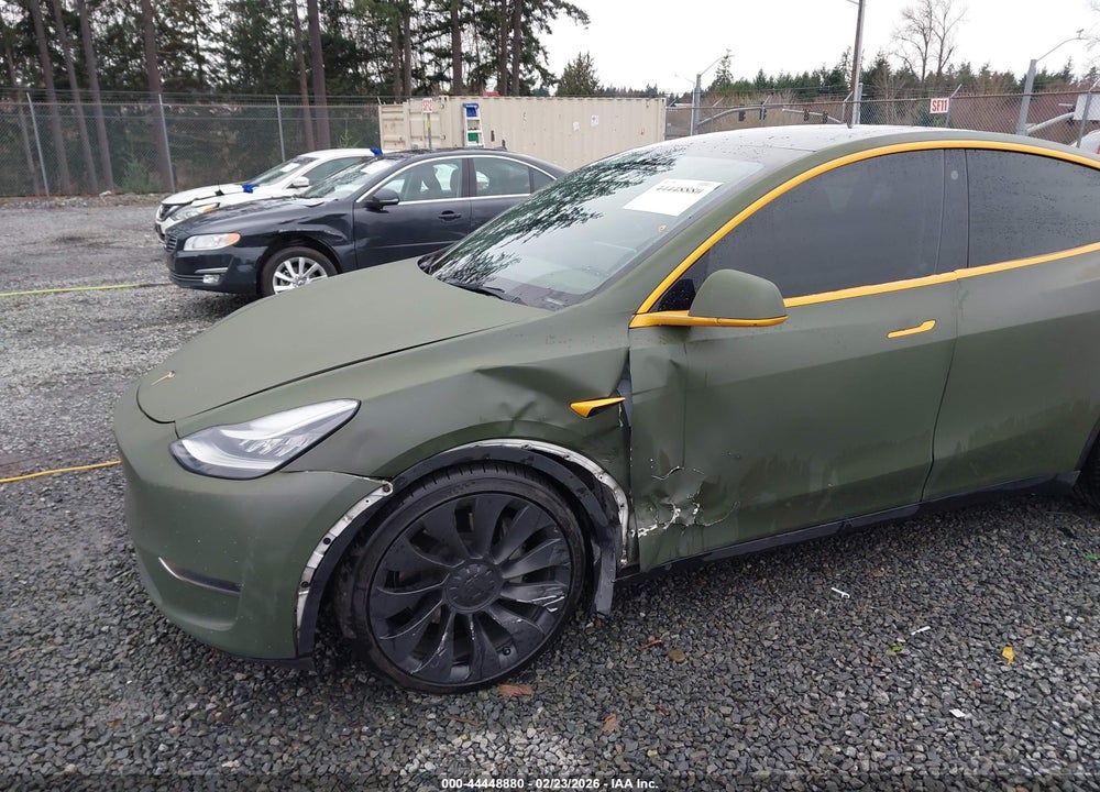 2021 TESLA MODEL Y LONG RANGE DUAL MOTOR ALL-WHEEL DRIVE VIN: 5YJYGAEE5MF217169