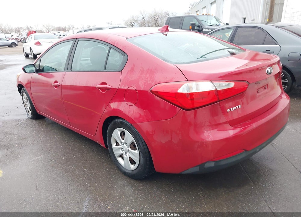2016 KIA FORTE LX VIN: KNAFK4A6XG5581130