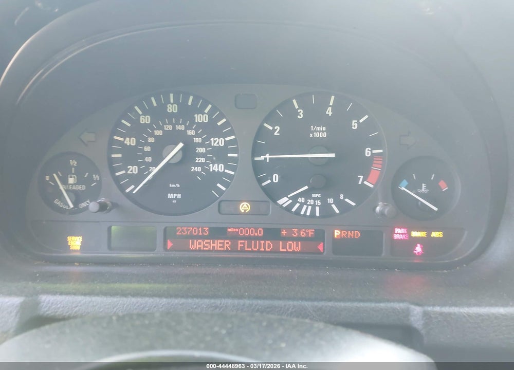 2002 BMW X5 3.0I VIN: 5UXFA53572LP45842