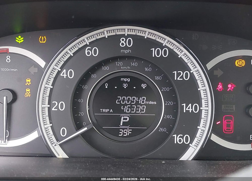 2014 HONDA ACCORD LX VIN: 1HGCR2F38EA010858