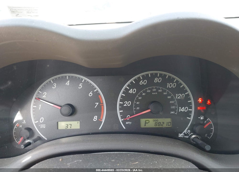 2010 TOYOTA COROLLA LE VIN: 1NXBU4EE5AZ237789