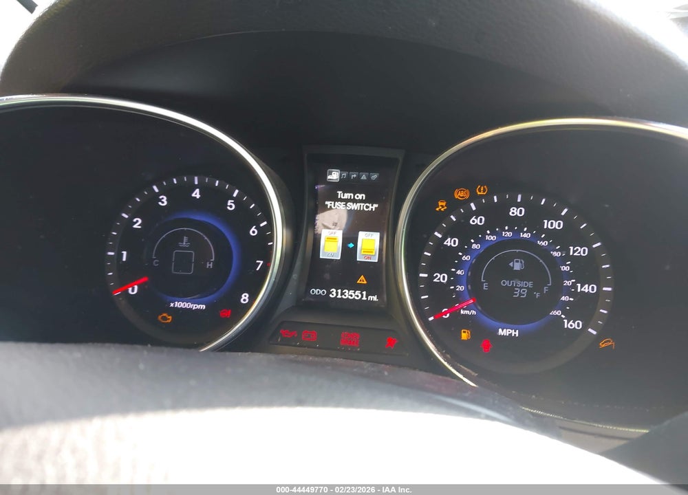 2013 HYUNDAI SANTA FE SPORT VIN: 5XYZU3LB9DG093790