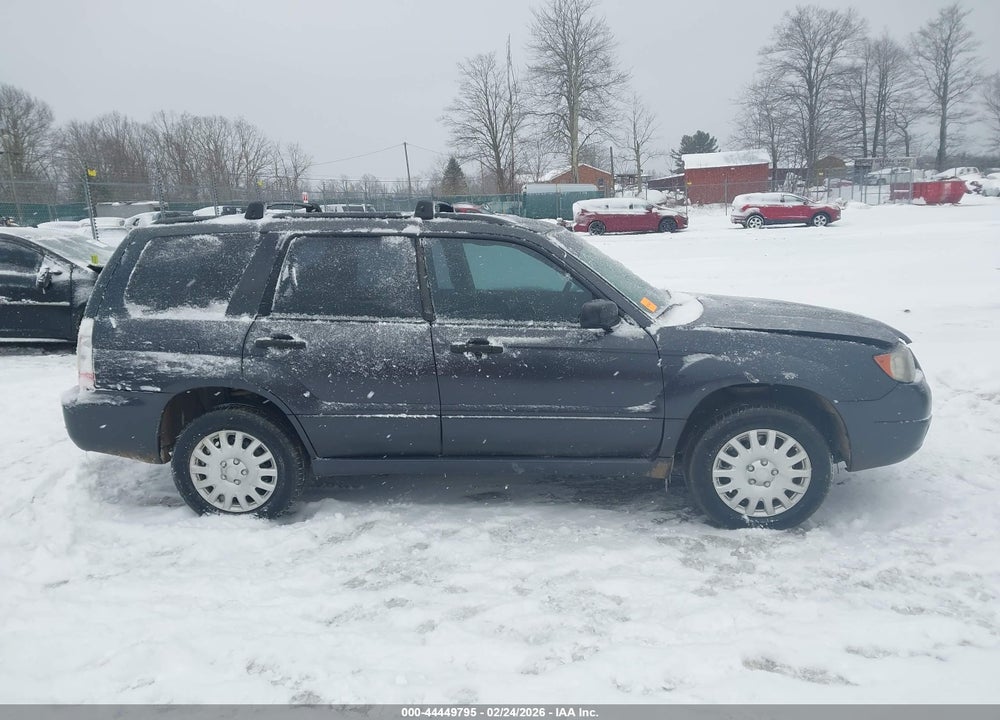 2008 SUBARU FORESTER 2.5X VIN: JF1SG63608H706394