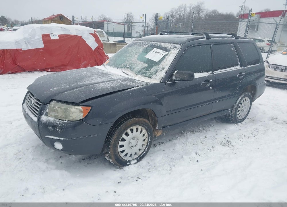 2008 SUBARU FORESTER 2.5X VIN: JF1SG63608H706394