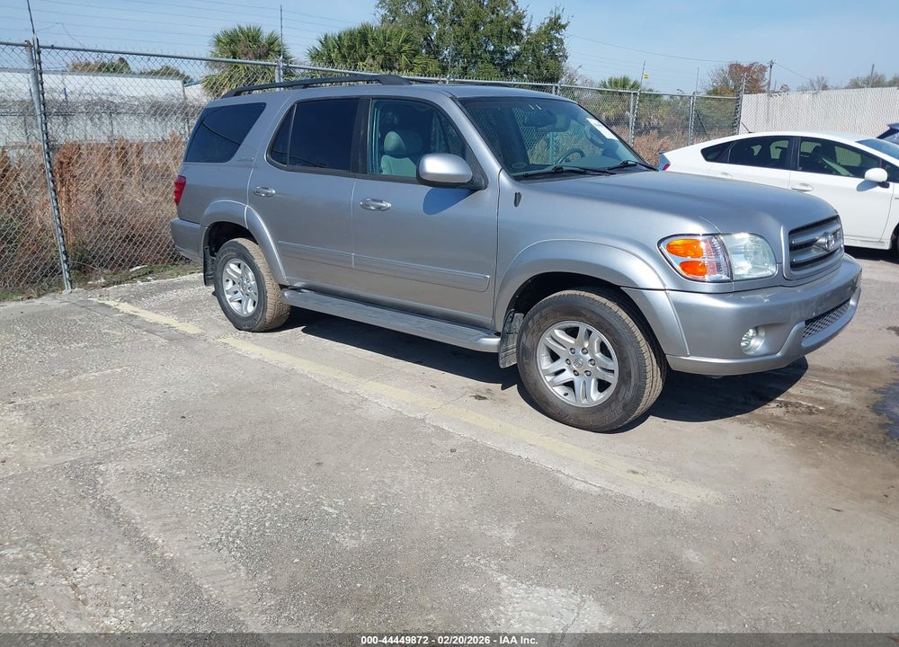 2003 TOYOTA SEQUOIA LIMITED V8 VIN: 5TDBT48A63S197584