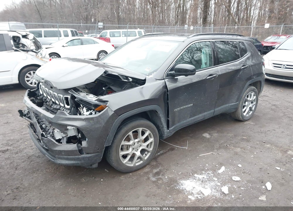 2022 JEEP COMPASS LATITUDE LUX 4X4 VIN: 3C4NJDFB1NT117535