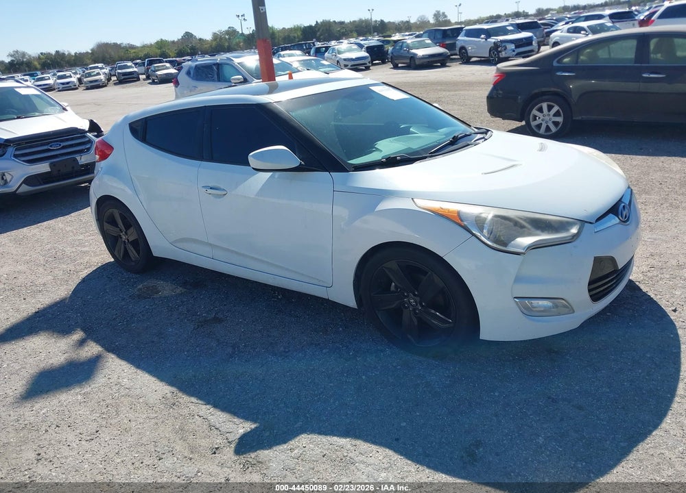 2012 HYUNDAI VELOSTER BASE W/RED/BLACK VIN: KMHTC6AD6CU058017