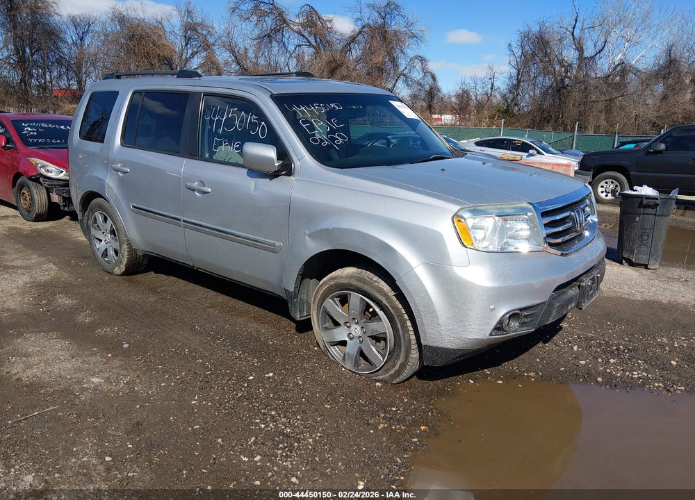 2012 HONDA PILOT TOURING VIN: 5FNYF4H96CB039001