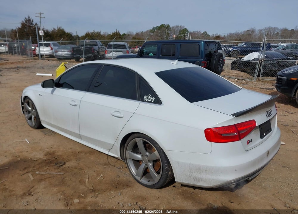 2013 AUDI S4 PREMIUM VIN: WAUBGBFL0DA217224