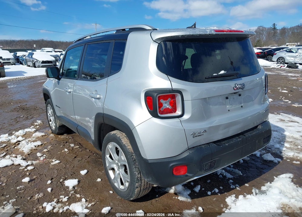 2016 JEEP RENEGADE LIMITED VIN: ZACCJBDTXGPC75776