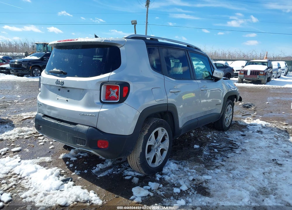 2016 JEEP RENEGADE LIMITED VIN: ZACCJBDTXGPC75776