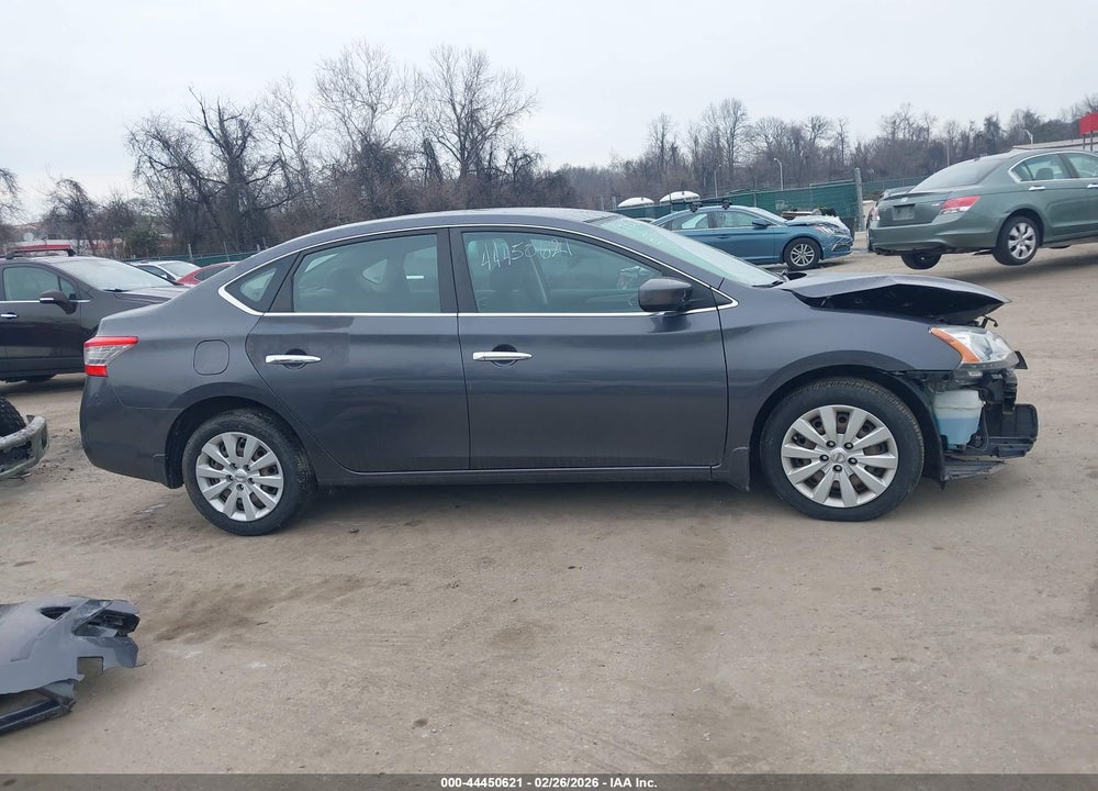 2014 NISSAN SENTRA SV VIN: 3N1AB7AP8EY313767