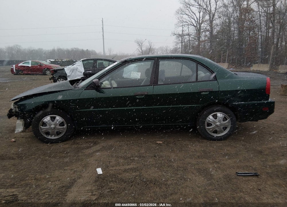 2001 MITSUBISHI MIRAGE ES VIN: JA3AY26C61U007053