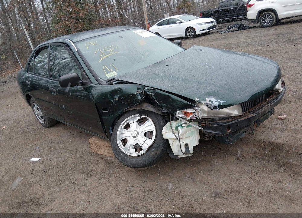 2001 MITSUBISHI MIRAGE ES VIN: JA3AY26C61U007053