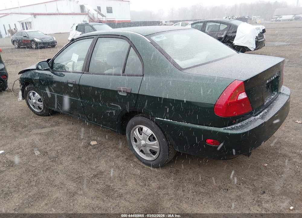 2001 MITSUBISHI MIRAGE ES VIN: JA3AY26C61U007053
