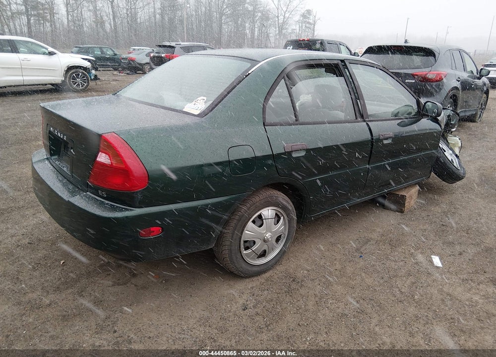 2001 MITSUBISHI MIRAGE ES VIN: JA3AY26C61U007053
