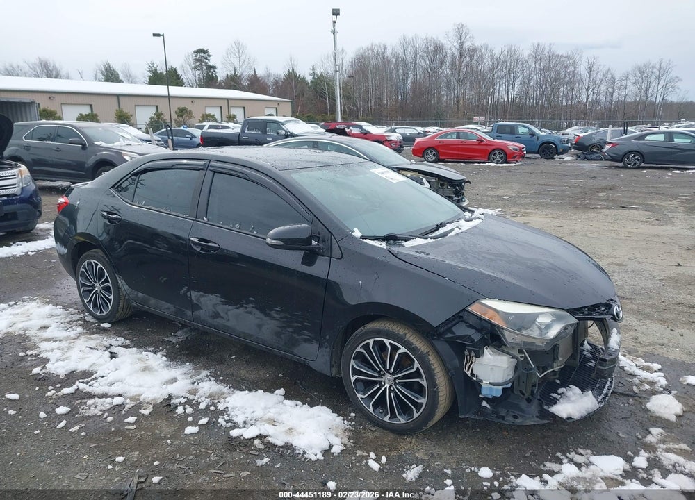 2016 TOYOTA COROLLA S PLUS VIN: 2T1BURHE2GC619183