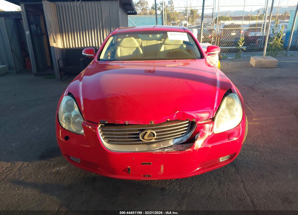 2002 LEXUS SC 430 VIN: JTHFN48Y320008866