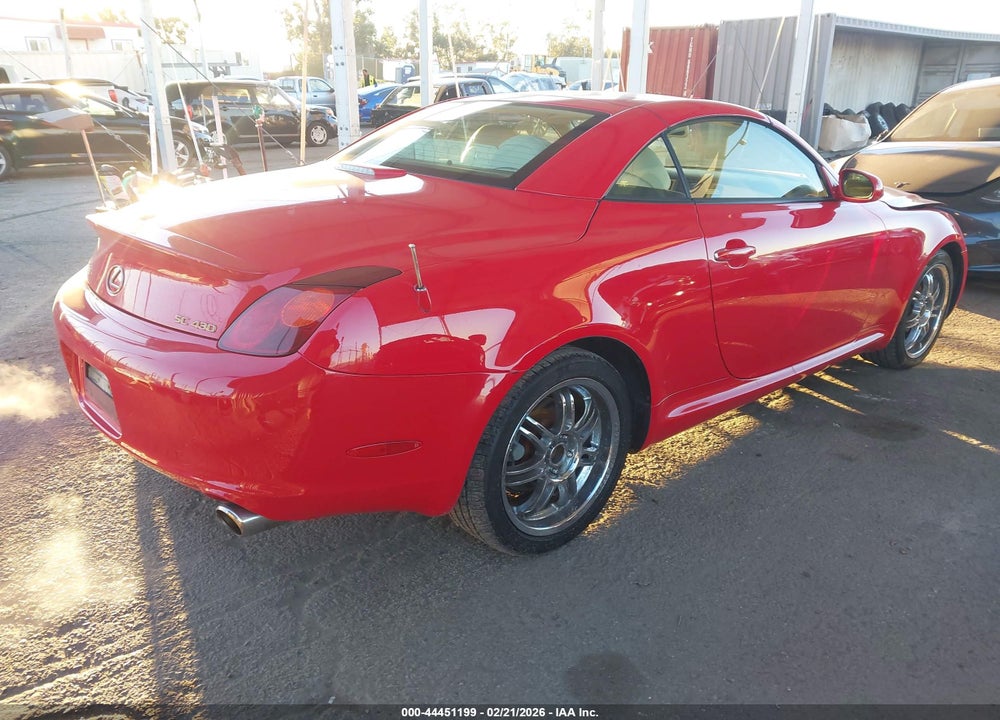 2002 LEXUS SC 430 VIN: JTHFN48Y320008866