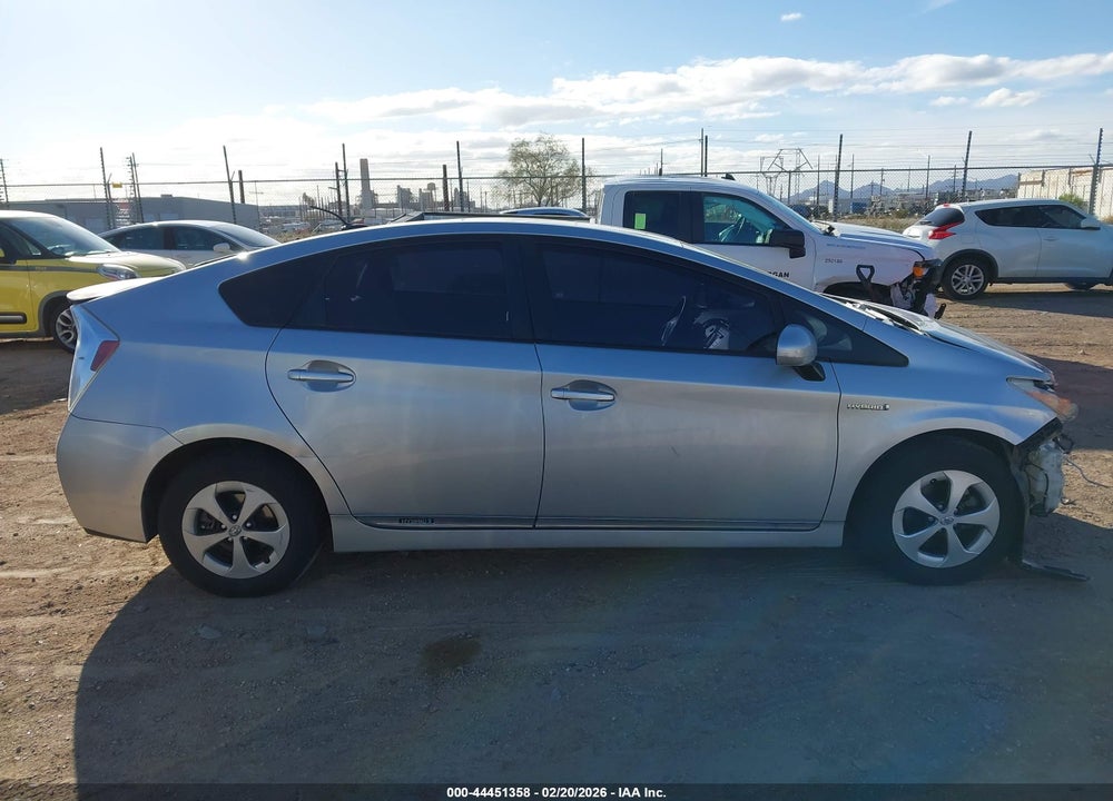 2013 TOYOTA PRIUS THREE VIN: JTDKN3DU9D0346272