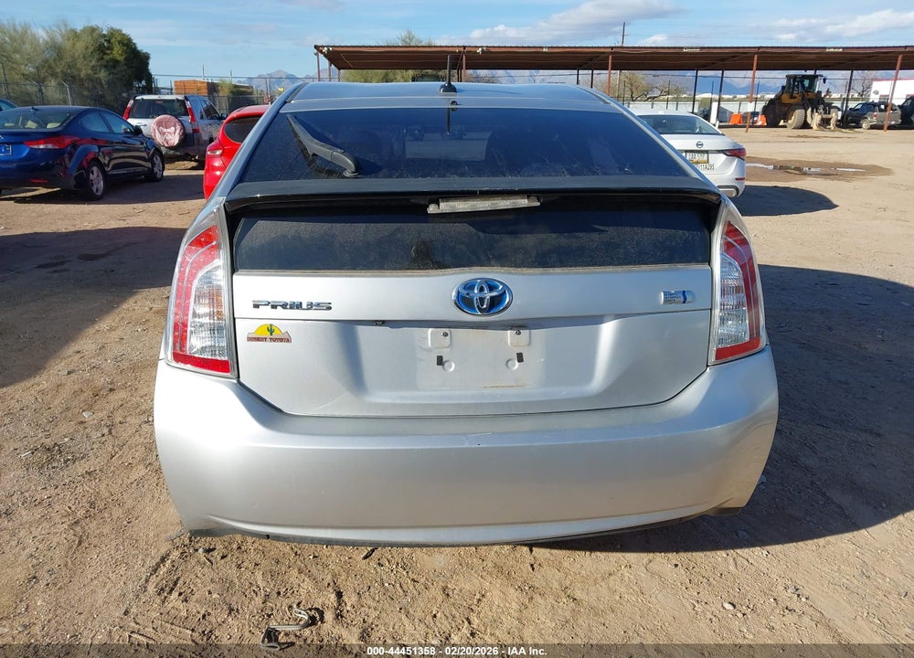 2013 TOYOTA PRIUS THREE VIN: JTDKN3DU9D0346272