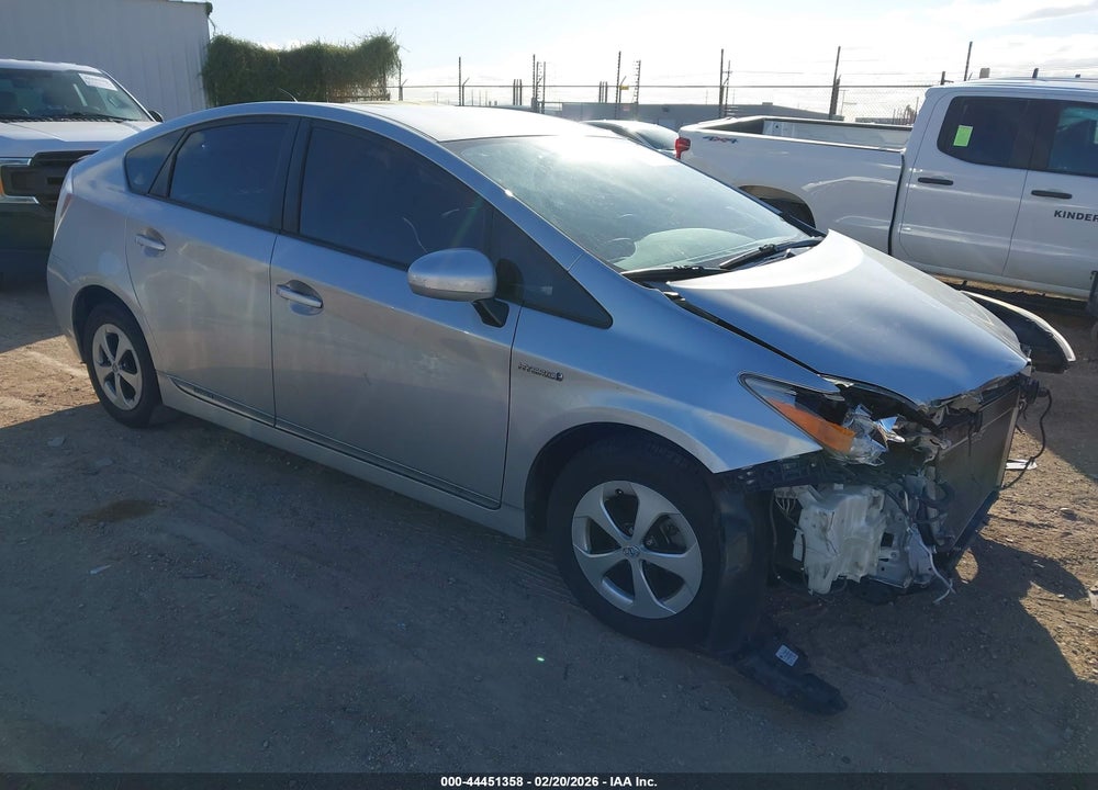 2013 TOYOTA PRIUS THREE VIN: JTDKN3DU9D0346272