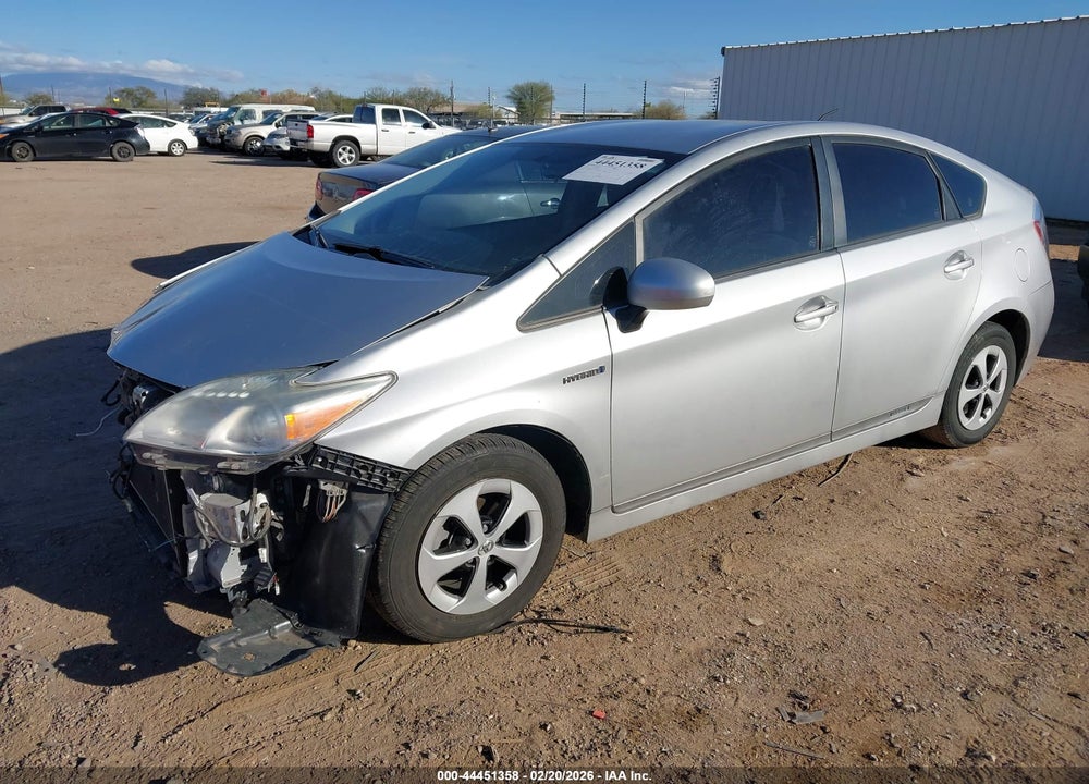 2013 TOYOTA PRIUS THREE VIN: JTDKN3DU9D0346272