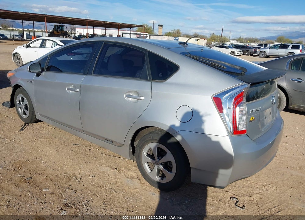 2013 TOYOTA PRIUS THREE VIN: JTDKN3DU9D0346272