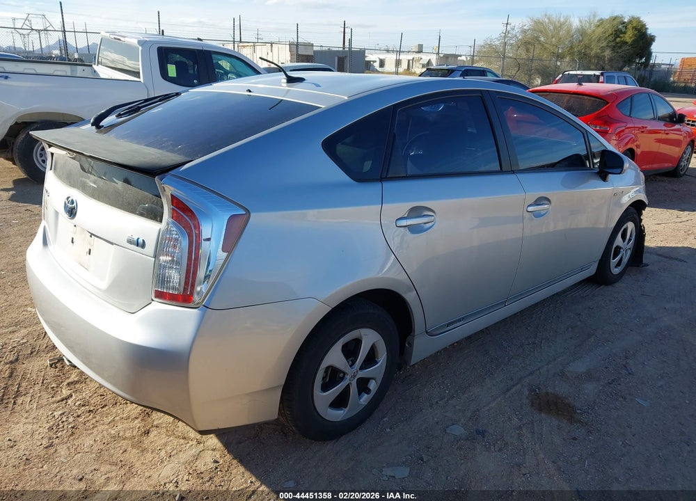 2013 TOYOTA PRIUS THREE VIN: JTDKN3DU9D0346272