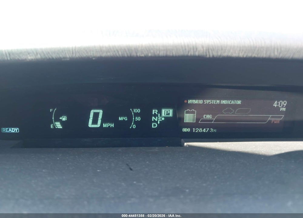 2013 TOYOTA PRIUS THREE VIN: JTDKN3DU9D0346272