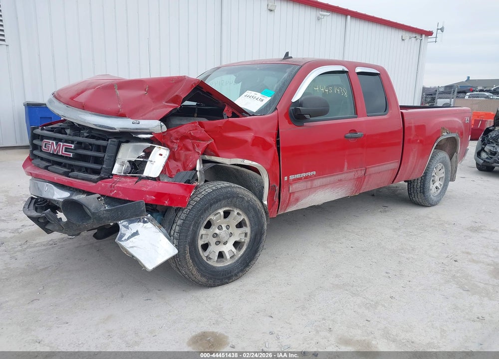 2008 GMC SIERRA 1500 SLE1 VIN: 2GTEK190981285287