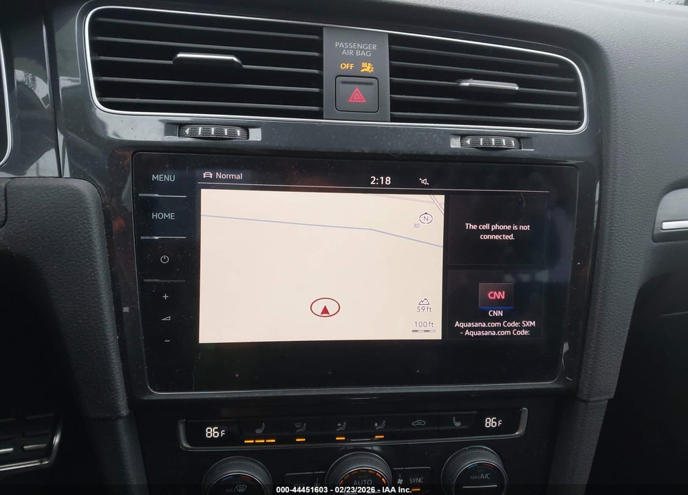 2019 VOLKSWAGEN E-GOLF SEL PREMIUM VIN: WVWPR7AU9KW911250