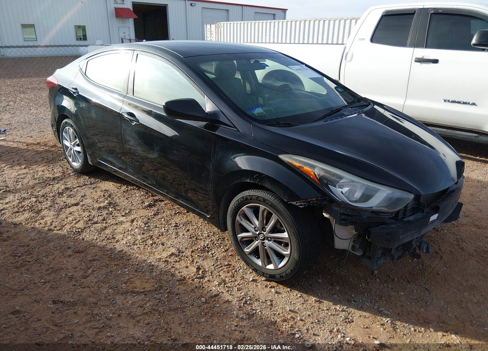 2014 HYUNDAI ELANTRA SE VIN: 5NPDH4AE0EH496066