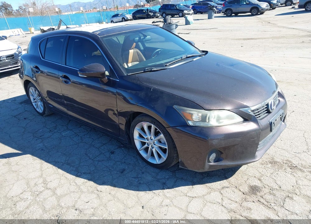 2011 LEXUS CT 200H PREMIUM VIN: JTHKD5BH6B2033510