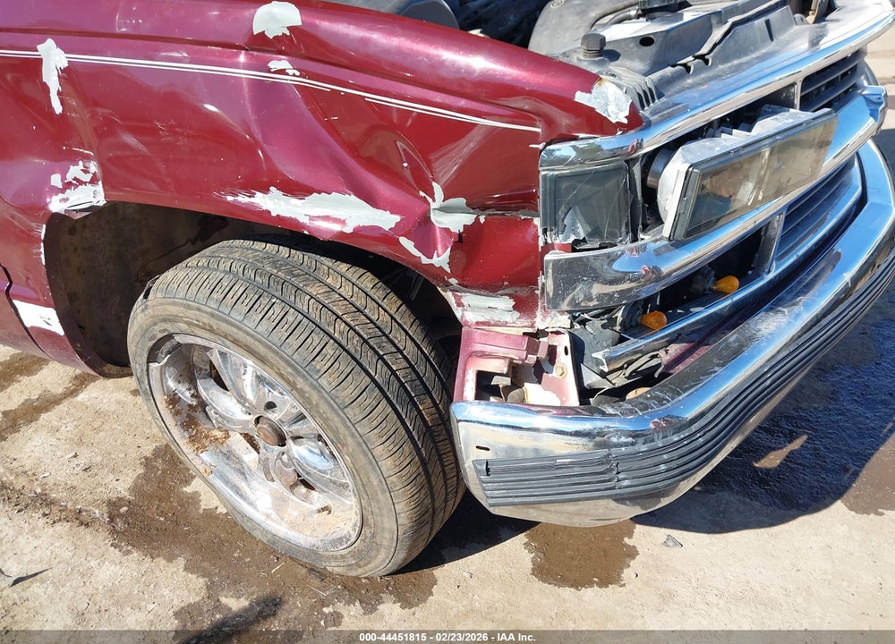 1998 CHEVROLET C1500 FLEETSIDE VIN: 1GCEC14W7WZ185024