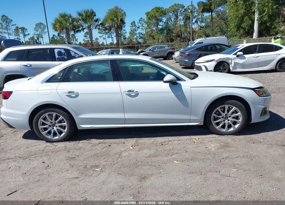 2023 AUDI A4 PREMIUM 40 TFSI QUATTRO S TRONIC VIN: WAUABAF4XPN004873