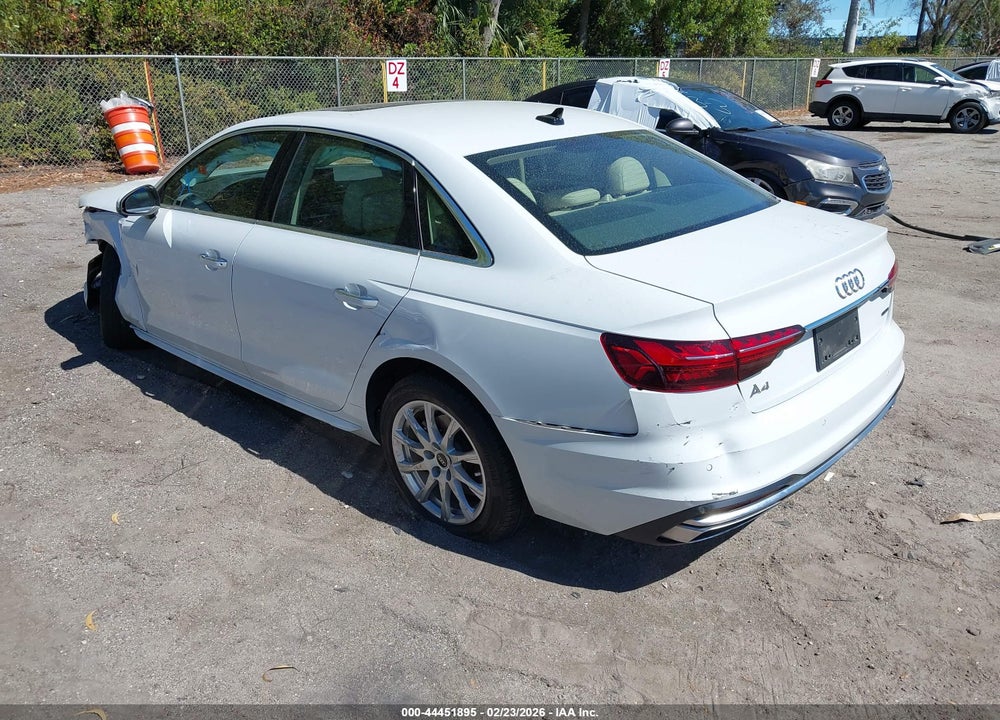2023 AUDI A4 PREMIUM 40 TFSI QUATTRO S TRONIC VIN: WAUABAF4XPN004873