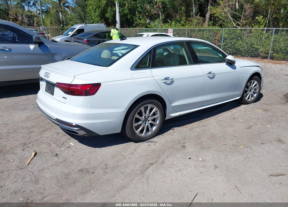 2023 AUDI A4 PREMIUM 40 TFSI QUATTRO S TRONIC VIN: WAUABAF4XPN004873