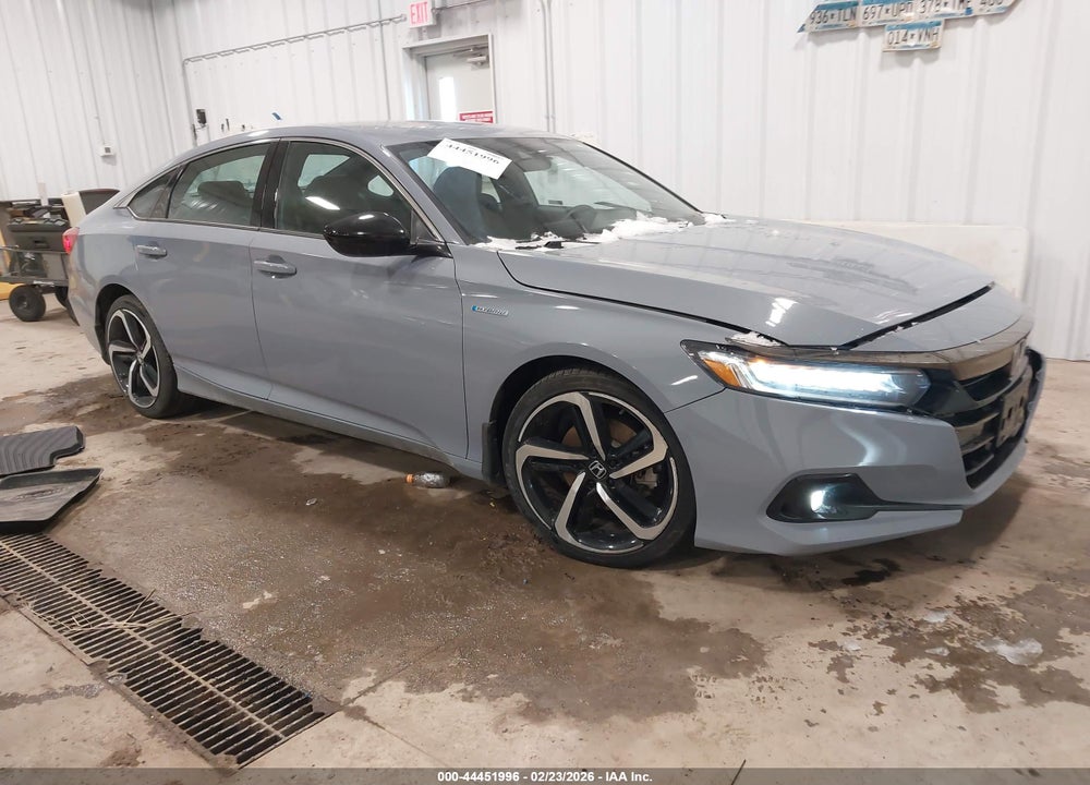 2022 HONDA ACCORD HYBRID SPORT VIN: 1HGCV3F21NA017563