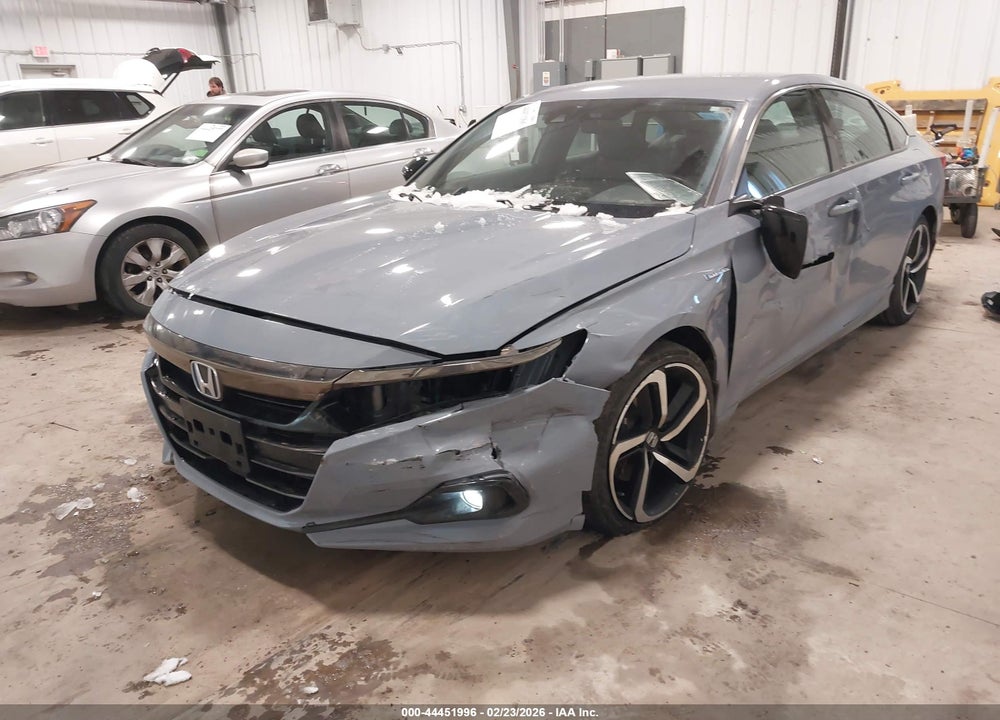 2022 HONDA ACCORD HYBRID SPORT VIN: 1HGCV3F21NA017563