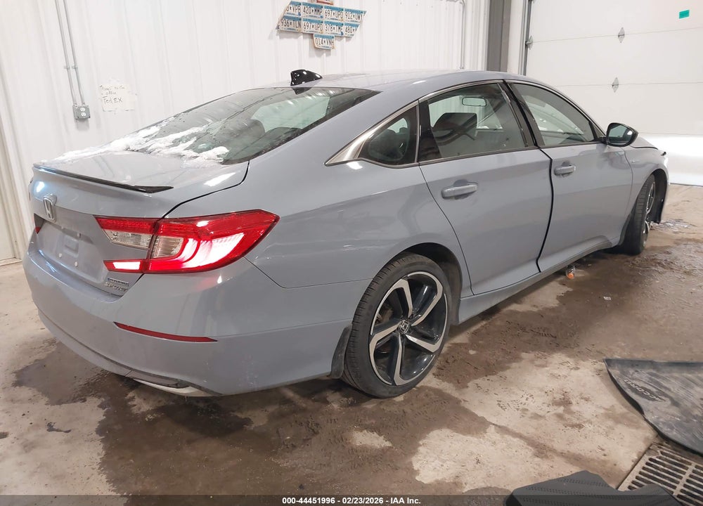 2022 HONDA ACCORD HYBRID SPORT VIN: 1HGCV3F21NA017563