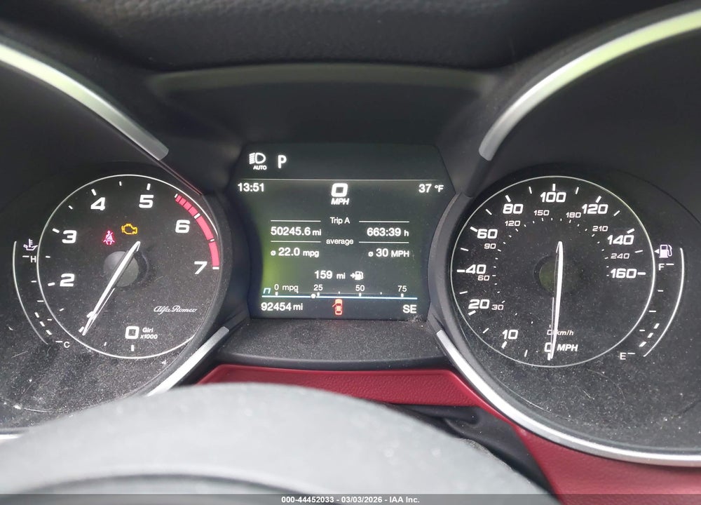 2020 ALFA ROMEO STELVIO TI SPORT AWD VIN: ZASPAKBNXL7C74390