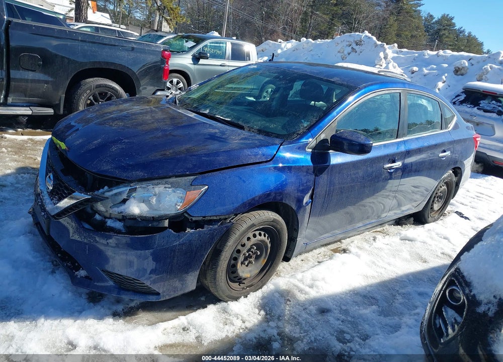 2019 NISSAN SENTRA S VIN: 3N1AB7AP7KY324898