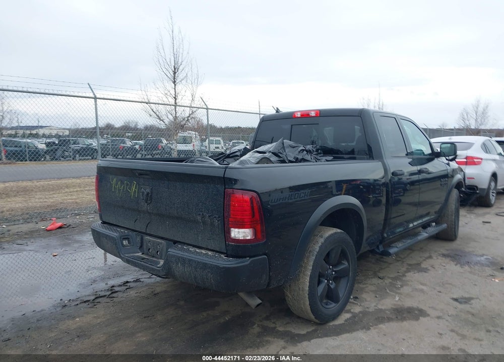 2020 RAM 1500 CLASSIC WARLOCK  4X4 6'4 BOX VIN: 1C6RR7GG8LS107015